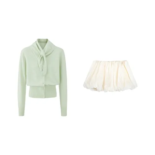 Udon House Two Piece Skirt Sets Women's