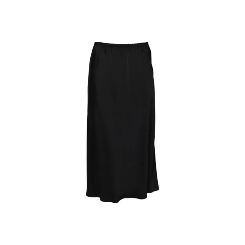 JIL SANDER Satin Midi Skirt-0