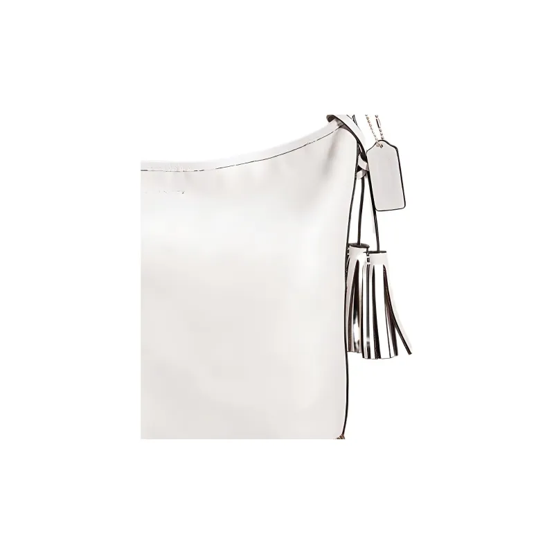 COACH Legacy Glove Tanning Bucket Bags Handbags Shoulder Bags Medium Size Women's White-1