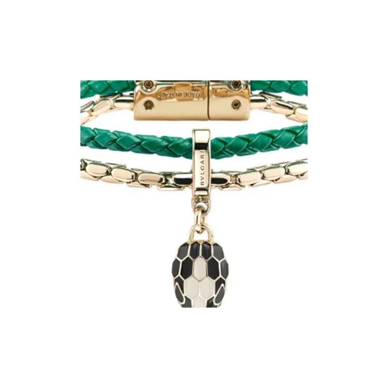 BVLGARI Serpenti Forever Series Calfskin Bracelets Women's-1