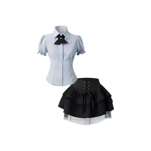 Mu Qingqing Two Piece Skirt Sets Women's