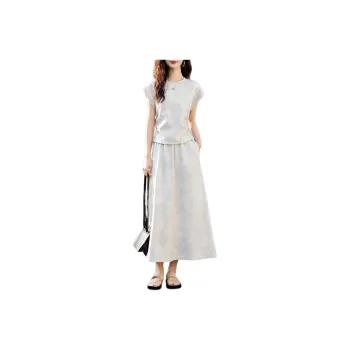 【dme】 Skirt Set Women's Heather Gray