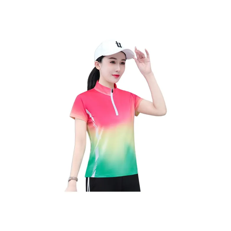 CENPIN Polo Shirts Women's-12