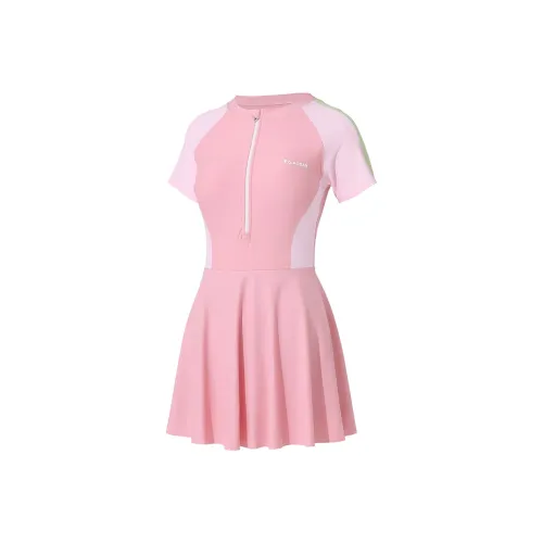 QIAODAN One piece Swimsuit Women's Pink