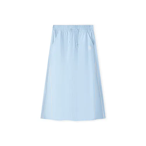 Skechers Casual Long Skirts Women's Cashmere Blue 00F5