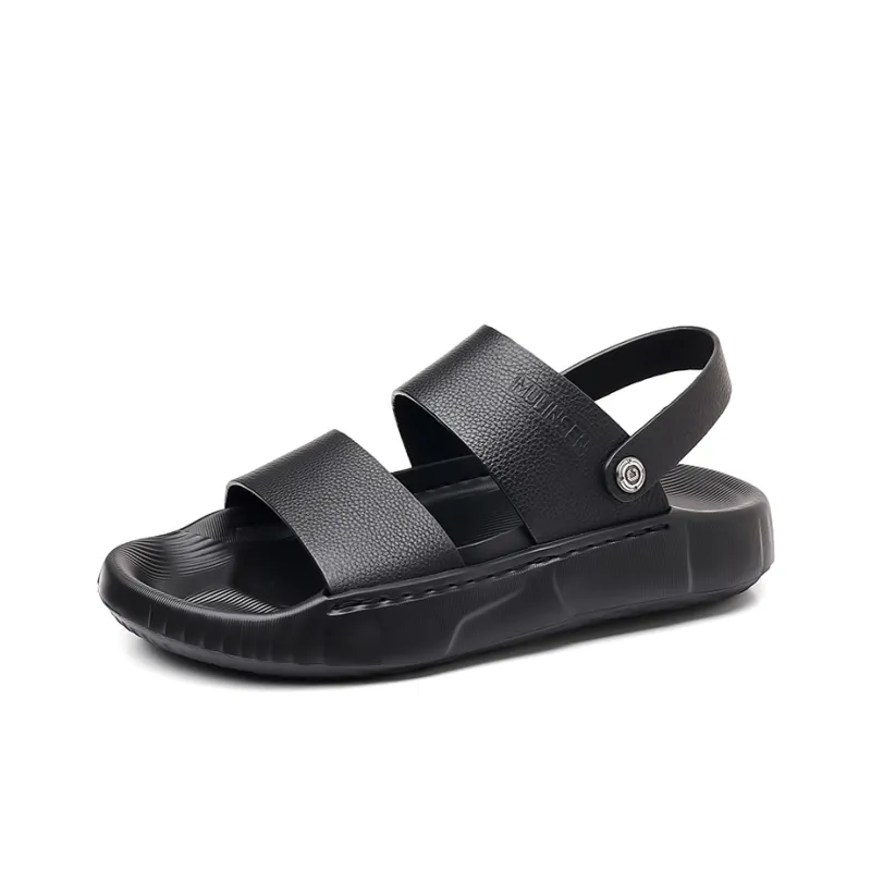 Mulinsen Beach Sandals Men's Black-0
