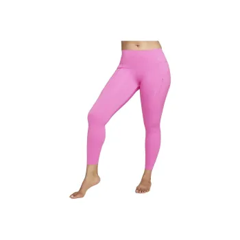 Nike Firm-Support High-Waisted 7/8 Leggings With Pockets Athletic Trousers Women's Pink