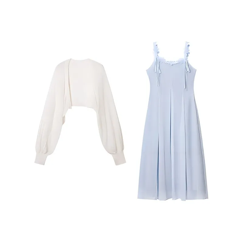 PAVEA Two Piece Skirt Sets Women's-0