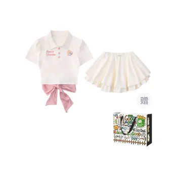 OURUOKE Two Piece Skirt Sets Women's