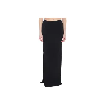 Jacquemus Casual Long Skirt Women's Black