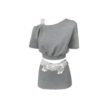 DOSOHEB Two Piece Skirt Sets Women's