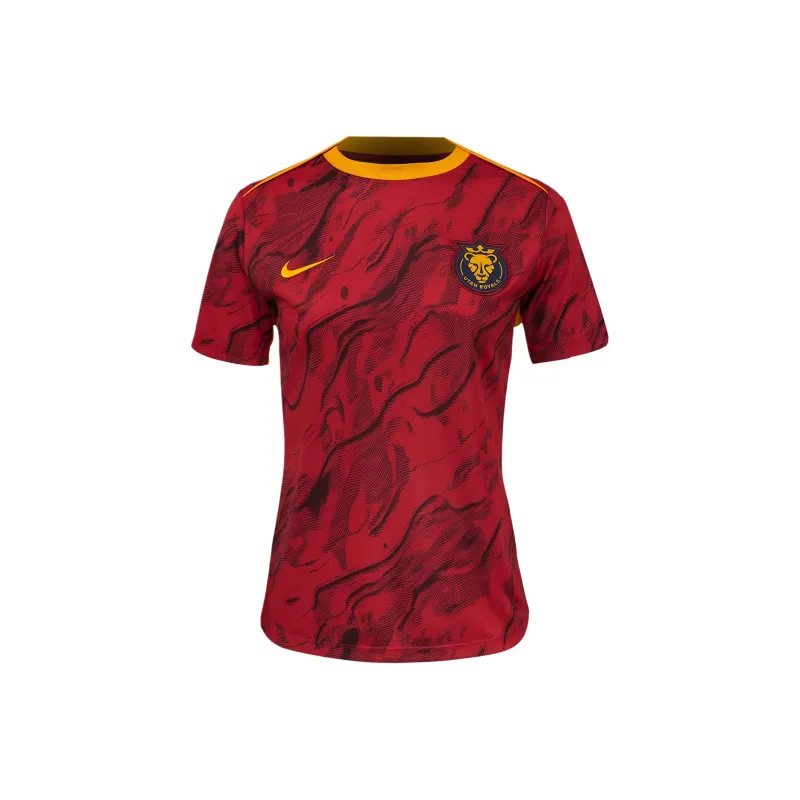 Nike Utah Royals Fc 2025 Women's Nike Nwsl Short Sleeve Pre Match Top-0