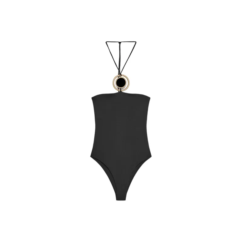 ZARA One piece Swimsuit Women's Black-0