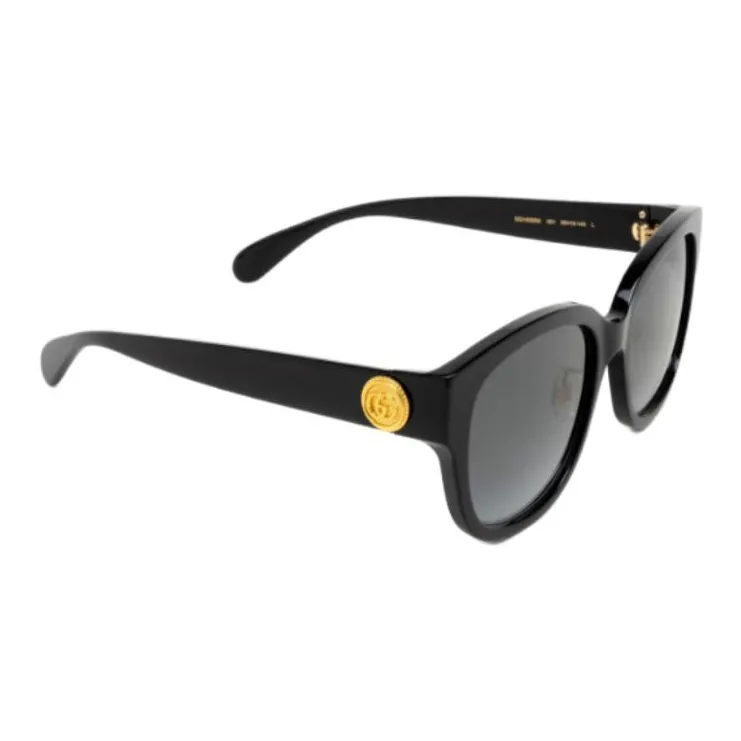 GUCCI Logo plaque Round frame Sunglasses-1