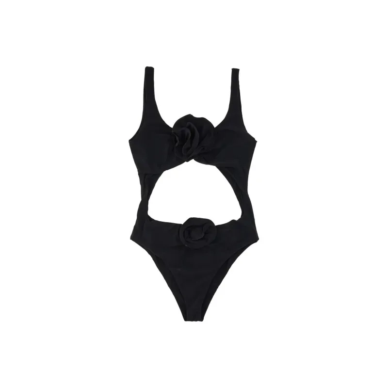 Magda Butrym Rear Zipped Twisted Cut Out Bodysuit-0
