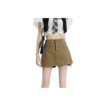 Rose Denim Short Skirts Women's