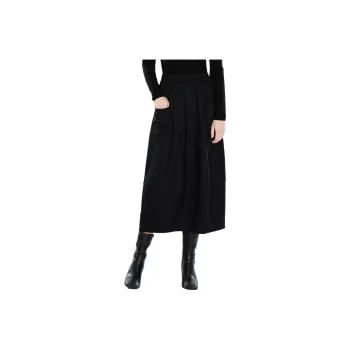 COVERINS Casual Long Skirt Women's Black