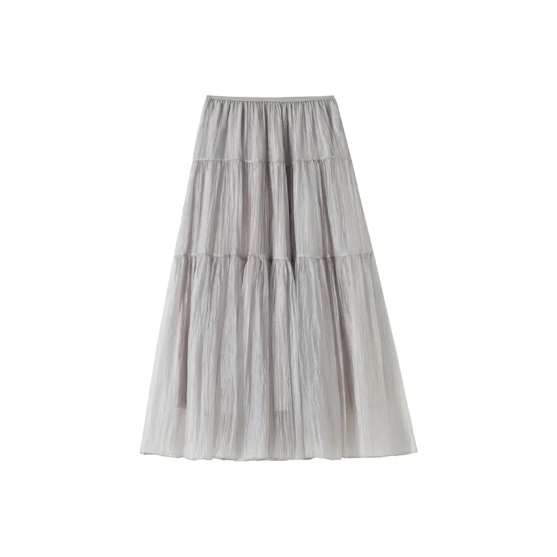 Ning Cai Yuer Casual Long Skirt Women's-9