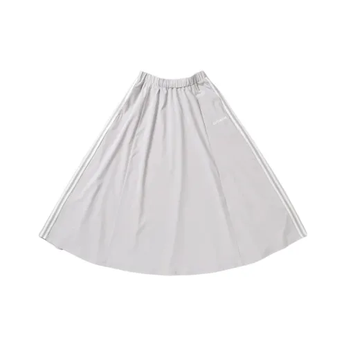 Converse Stretch Sideline Goard Casual Long Skirts Women's Light Gray