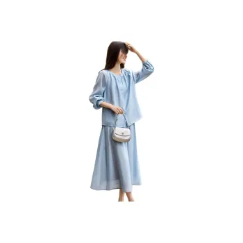 XWI Two Piece Skirt Sets Women's Sky Blue