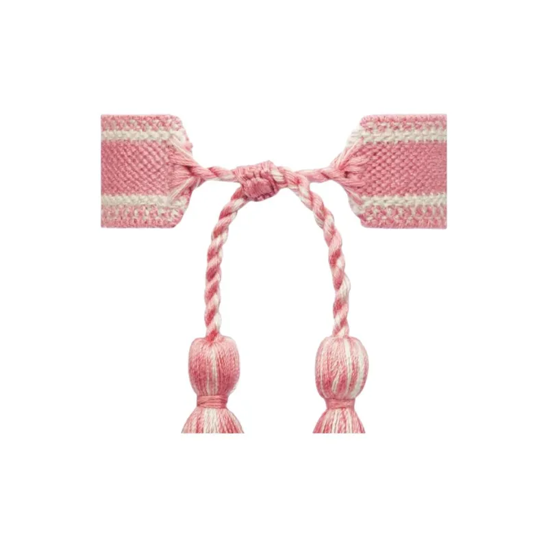 DIOR Cotton Fabric Bracelets Women's Pink-1