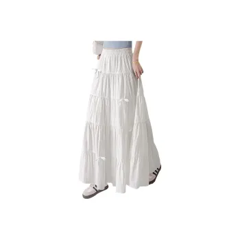 Cypress House Casual Long Skirt Women's White