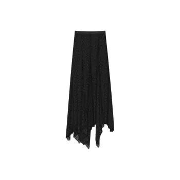GIVENCHY FW24 Casual Long Skirts Women's Black