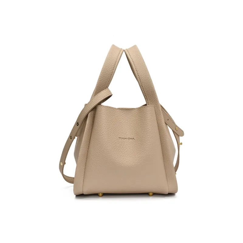 RIVMIND PU Handbag Women's Beige/Apricot/Black/Elephant Gray-0