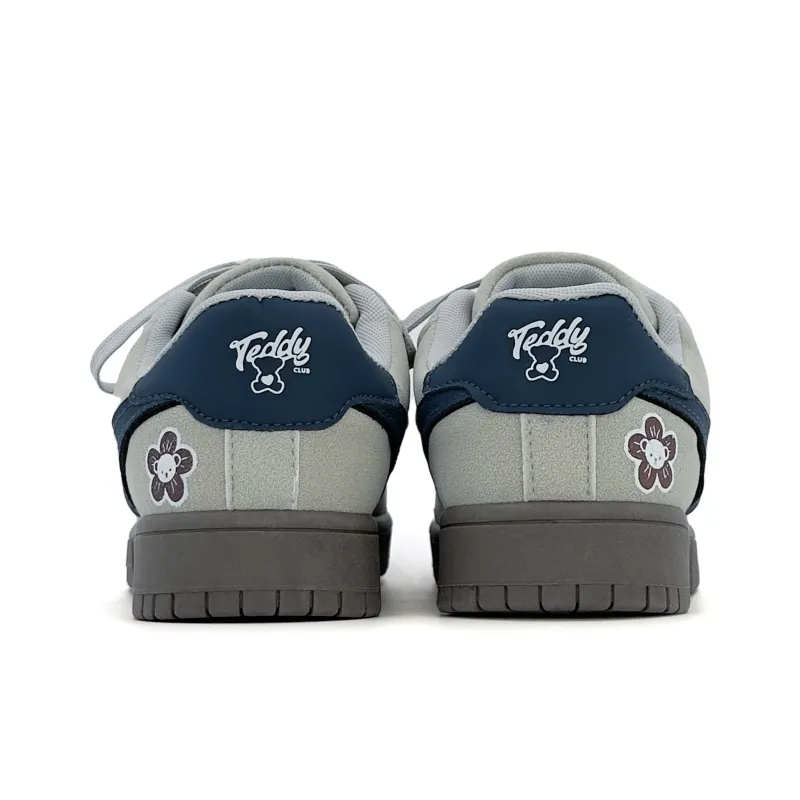 Teddy Bear Collection Slip Resistant Low Top Skateboard Shoes Unisex-3