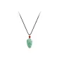 Gold Branch Jade Leaf Necklace
