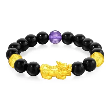 ZHOUDIWANG Ebony Wooden Bracelets Unisex