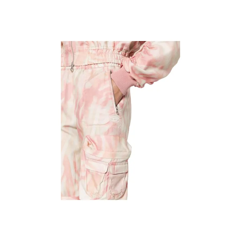 DIESEL P Mirow Cargo Pants 'Pink/White'-4