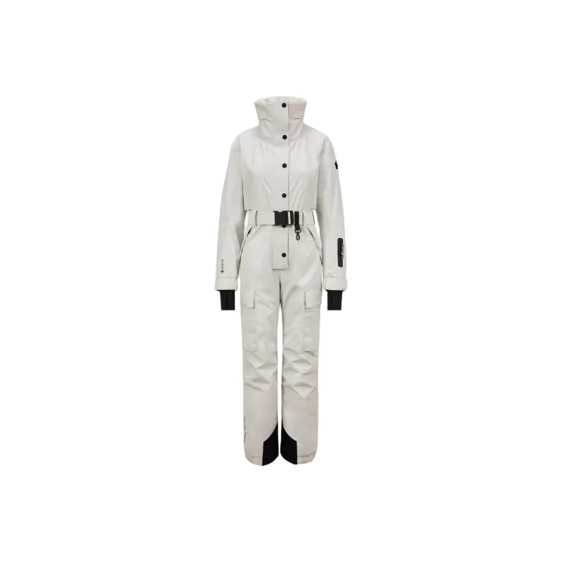Moncler Ski Coveralls Women's Ice Gray-0