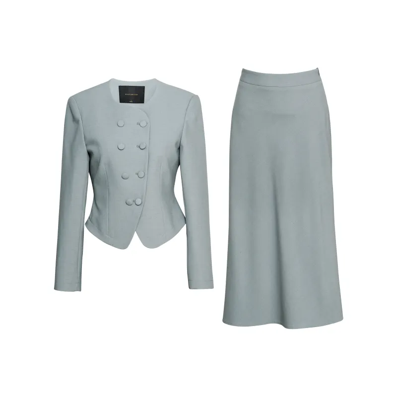 ROEYSHOUSE Skirt Set Women's Pea Green-0