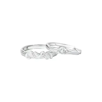 DAWO 925 Sterling Silver Rings Unisex