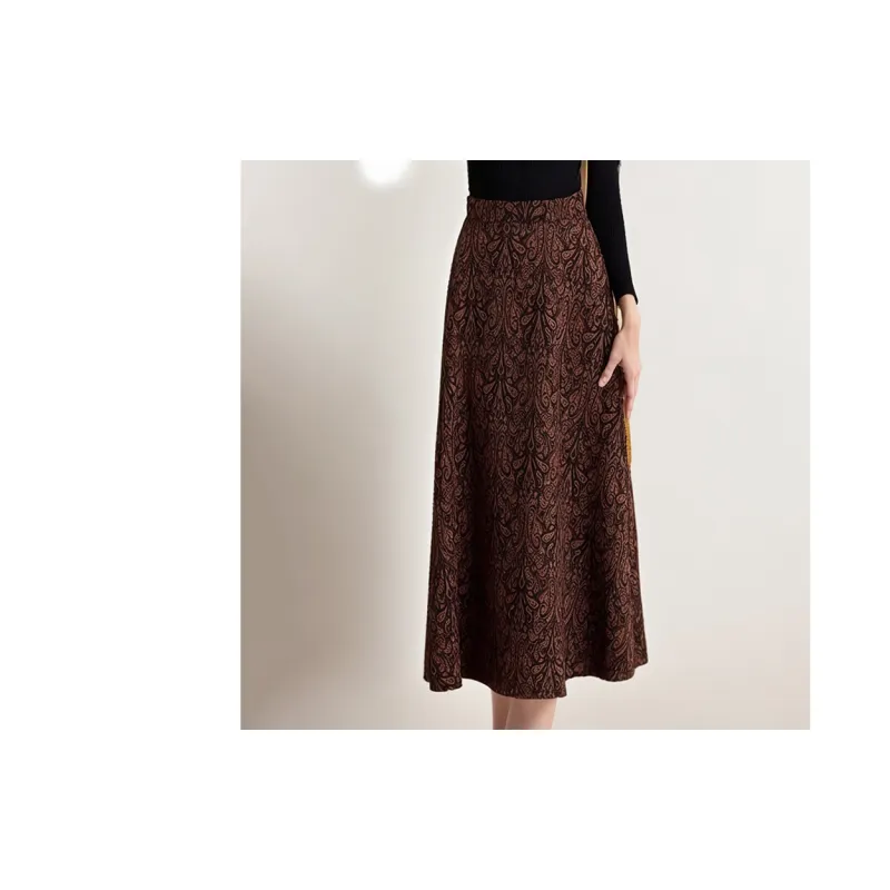 Mapping Casual Long Skirts Women's-2