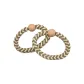 Fortune Bead Hair Tie 1 Pc (Beige)