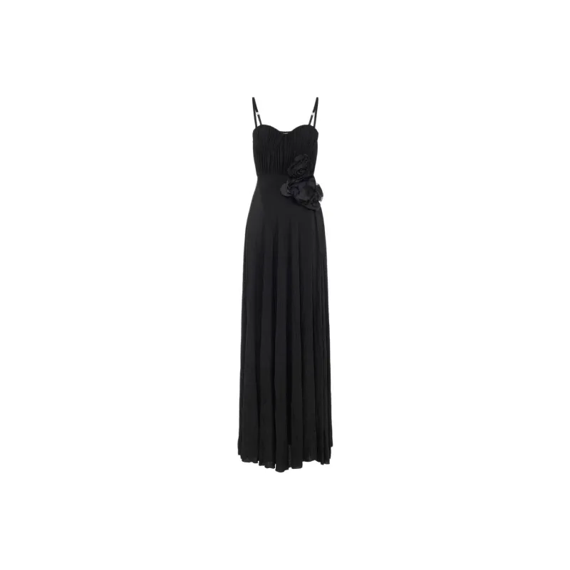 Elisabetta Franchi Floral appliqué Detailing Dress-0