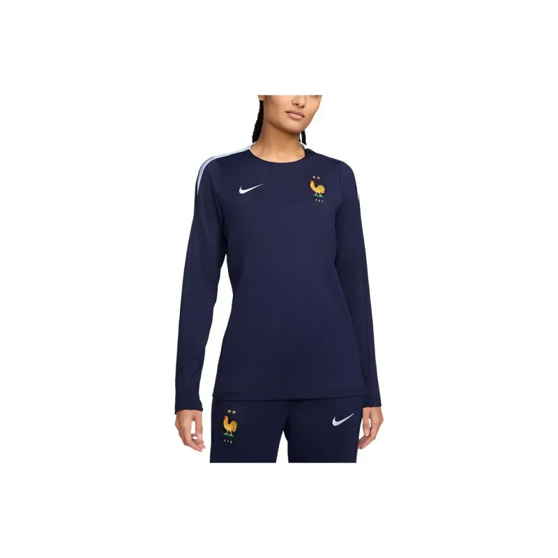Nike FFF Strike Women's Nike Dri-FIT Football Crew-Neck Top Soccer Jerseys Women's Blue-0