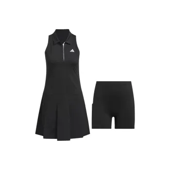 Adidas Free Shipping With AdiClub Women's Ultimate365 Tour Pleated Dress