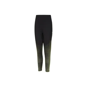 PUMA Sports Pants Women's Black Light Yellow Print