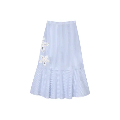 Sandro Striped Skirt