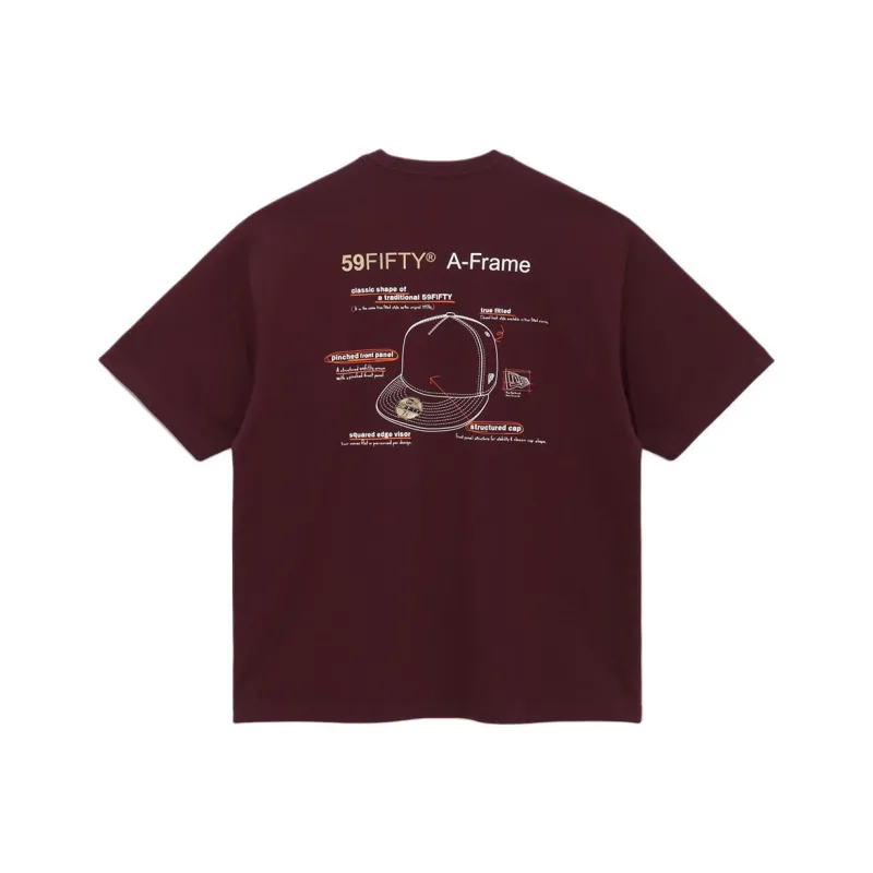 New Era 59FIFTY Series A Frame T Shirt Unisex-0