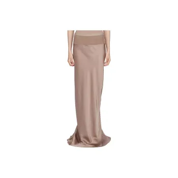 RICK OWENS Casual Long Skirts Women's Flesh