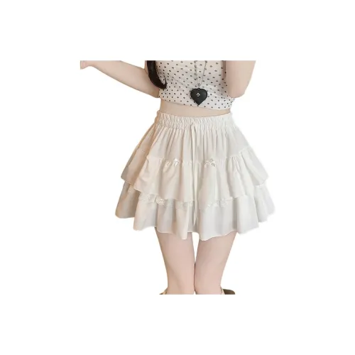 JEANSWEST Casual Short Skirts Women's White