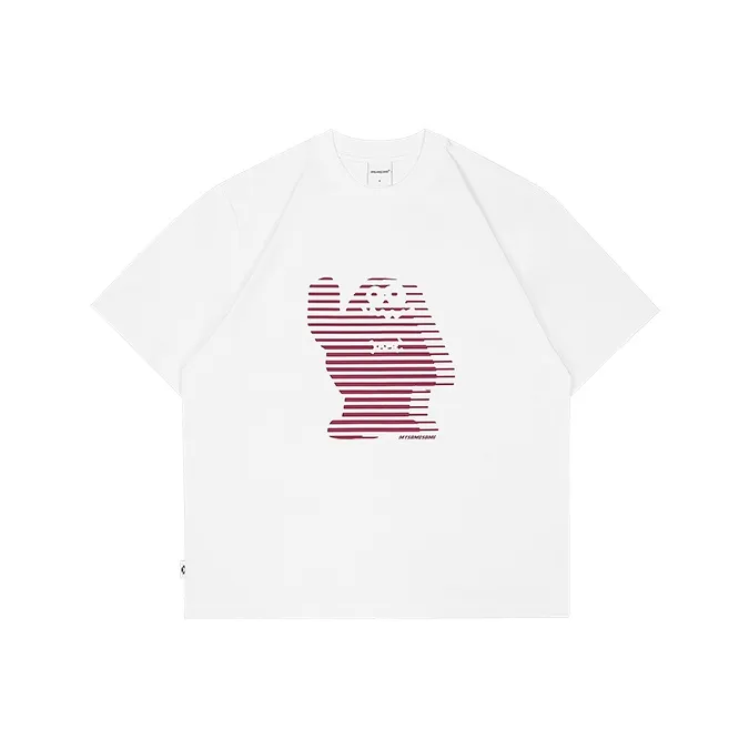 MYSAMESAME T Shirts Unisex White-5