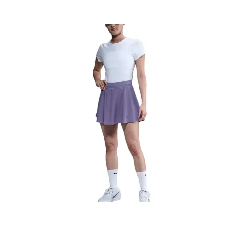Nike Court AdvantageDri Fit Casual Short Skirts Women's 527 Dark Purple/Dark Purple