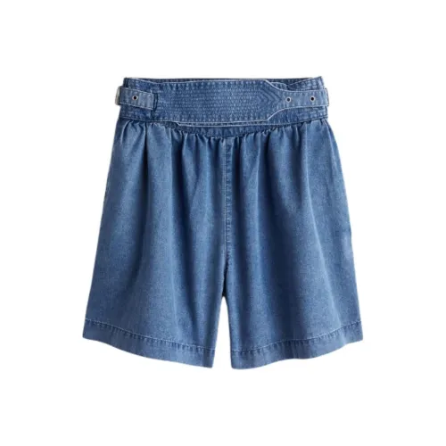 H&M Denim Shorts Women's Denim Blue