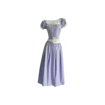 AURORA MUSE Skirt Set Women's Blue Plaid