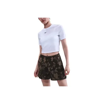 Nike SportswearSwoosh Chill Terry Casual Shorts Women's Black Brown